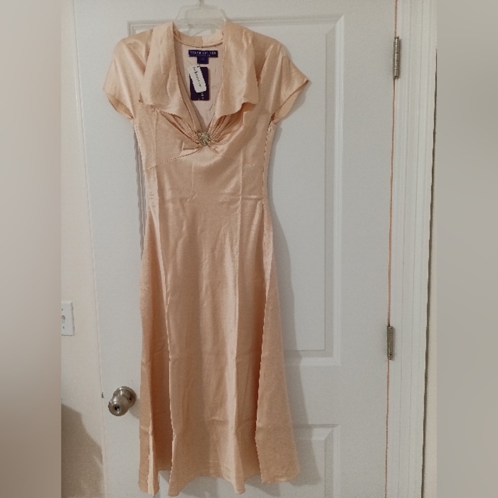 Ralph Lauren Collection Elegant Silk Dress Size 4 NWT